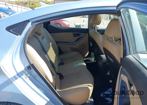 2013 Hyundai Elantra Limited from USA, damaged, VIN KMHDH4AEXDU781647